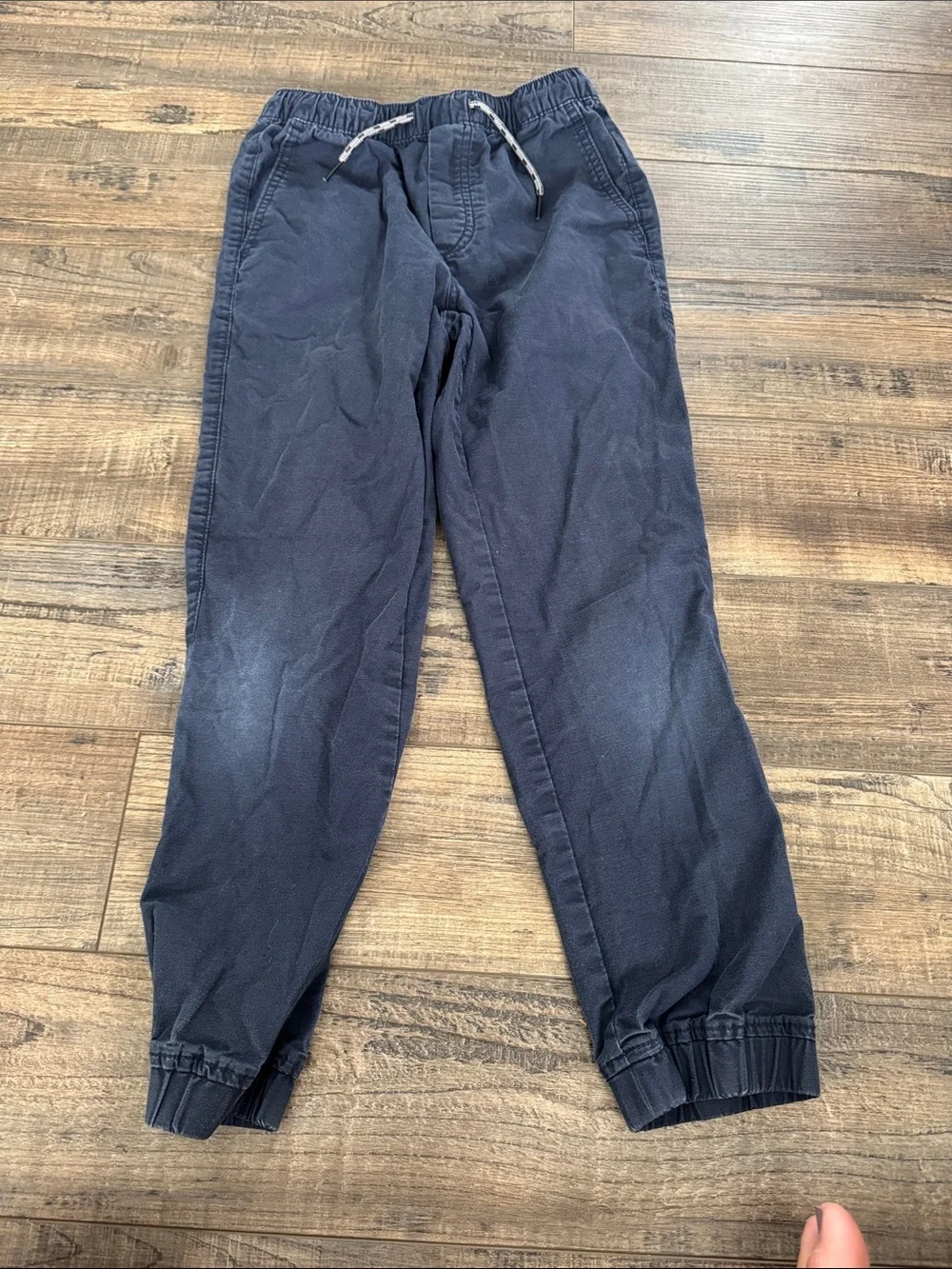 Set of 3 Gap Kids Size L Boys Navy Blue Drawstring Elastic Pants for Uniforms